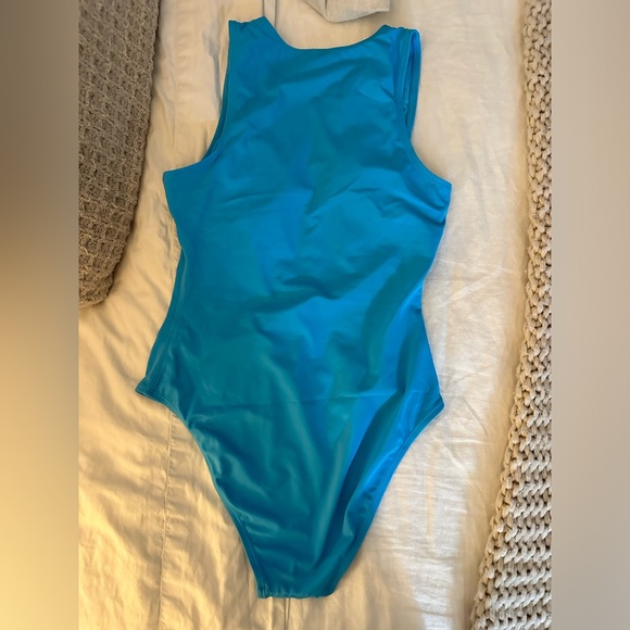 Andie Swim The Malibu One Piece Teal Splash Color Size Small NWT Classic Length - Picture 5 of 5